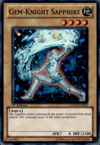 Gem-Knight Sapphire - HA05-EN002 - Super Rare - Mixed Editions - YuGiOh