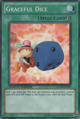Graceful Dice - GLD4-EN037 - Common - Limited Edition - YuGiOh