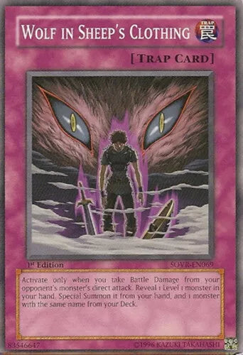 Wolf in Sheep's Clothing - SOVR-EN069 - Common - Mixed Editions - YuGiOh