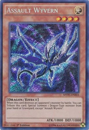 Assault Wyvern - MVP1-EN003 - Secret Rare - 1st Edition - YuGiOh
