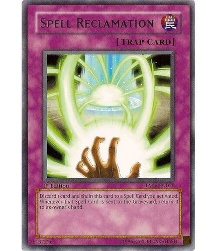 Spell Reclamation - TAEV-EN076 - Rare - Unlimited Edition - YuGiOh