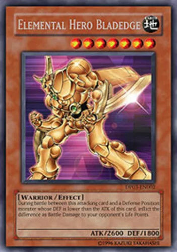 Elemental Hero Bladedge - DP03-EN002 - Rare - 1st Edition - YuGiOh