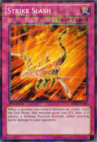 Strike Slash - BP02-EN189 - Mosaic Rare - 1st Edition - YuGiOh
