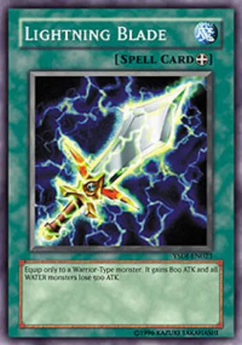 Lightning Blade - YSDJ-EN023 - Common - 1st Edition - YuGiOh LP