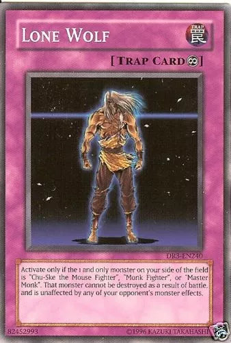 Lone Wolf - DR3-EN240 - Common - Unlimited Edition - YuGiOh