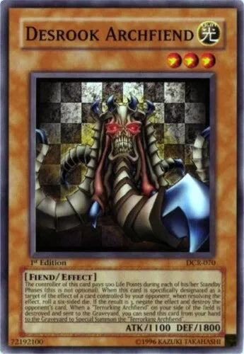 Desrook Archfiend - DCR-070 - Common - Unlimited Edition - YuGiOh
