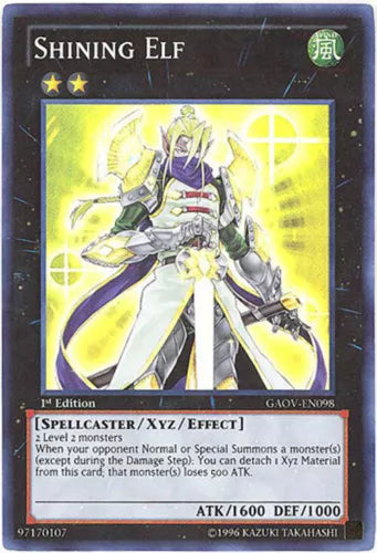 Shining Elf - GAOV-EN098 - Super Rare - Unlimited Edition - YuGiOh