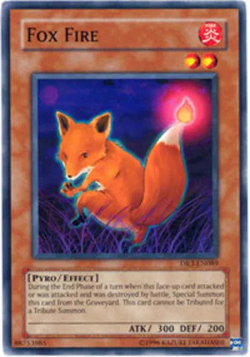 Fox Fire - DR3-EN089 - Common - Unlimited Edition - YuGiOh