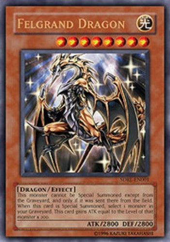 Felgrand Dragon - SDRL-EN001 - Ultra Rare - 1st Edition - YuGiOh