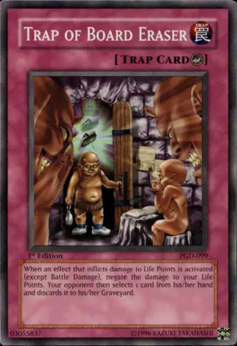 Trap of Board Eraser - PGD-099 - Super Rare - 1st Edition - YuGiOh LP