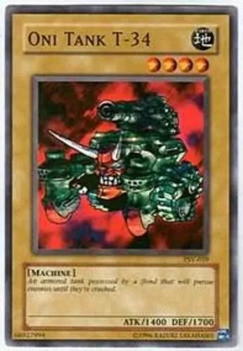 Oni Tank T-34 - PSV-059 - Common - Unlimited Edition - YuGiOh