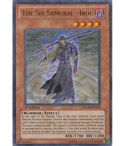 The Six Samurai - Irou - RYMP-EN093 - Ultra Rare - 1st Edition - YuGiOh