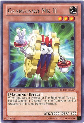 Geargiano Mk-II - REDU-EN027 - Rare - Mixed Editions - YuGiOh