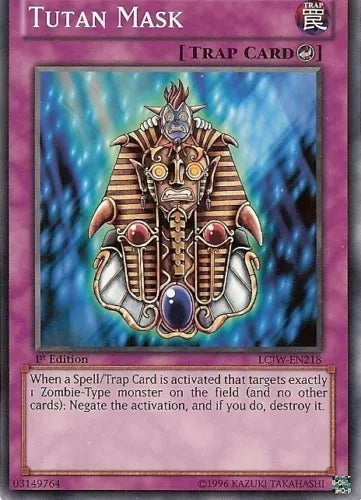 Tutan Mask - LCJW-EN218 - Common - 1st Edition - YuGiOh