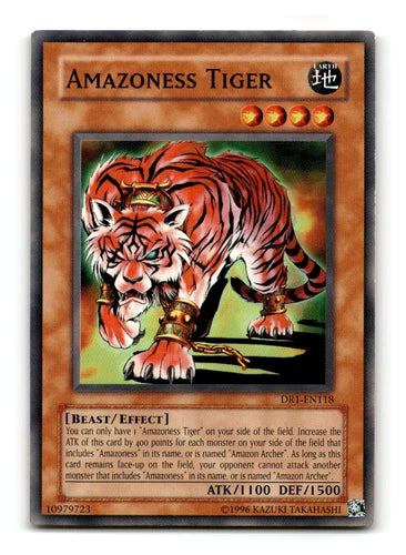 Amazoness Tiger - DR1-EN118 - Common - Unlimited Edition - YuGiOh