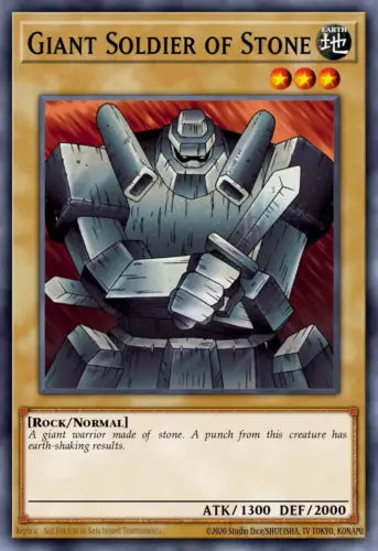 Giant Soldier of Stone - DLG1-EN011 - Common - Unlimited Edition - YuGiOh