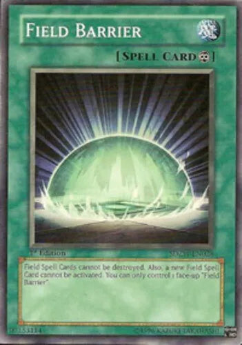 Field Barrier - SDZW-EN028 - Common - 1st Edition - YuGiOh