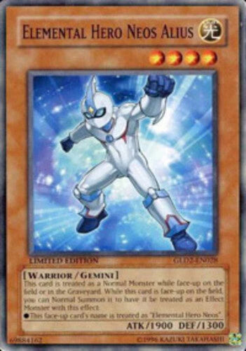 Elemental Hero Neos Alius - GLD2-EN028 - Common - Limited Edition - YuGiOh