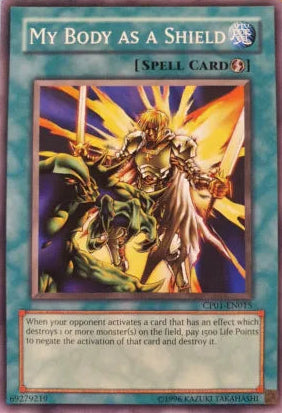 My Body as a Shield - CP01-EN015 - Common - Limited Edition - YuGiOh