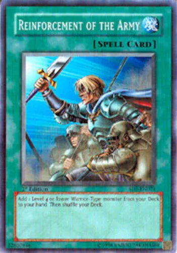 Reinforcement of the Army - SD5-EN024 - Common - 1st Edition - YuGiOh