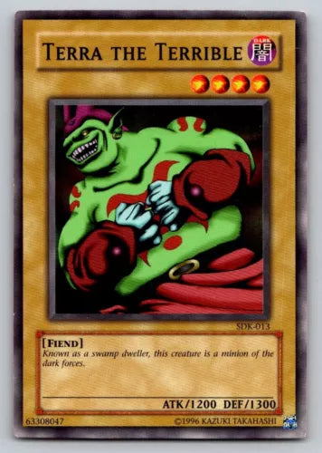 Terra the Terrible - SDK-013 - Common - Unlimited Edition - YuGiOh LP