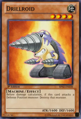 Drillroid - BP02-EN038 - Common - 1st Edition - YuGiOh