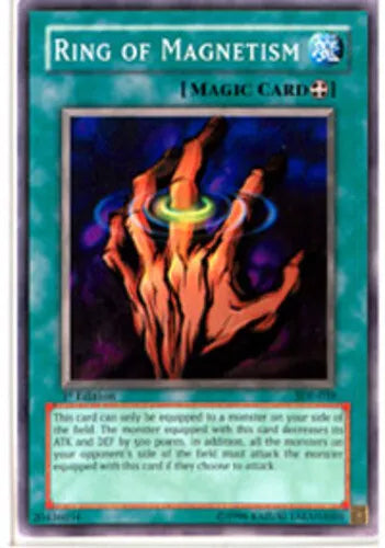 Ring of Magnetism - SDP-039 - Common - Unlimited Edition - YuGiOh LP