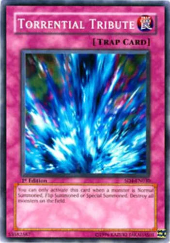 Torrential Tribute - SD4-EN030 - Common - 1st Edition - YuGiOh