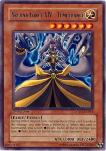 Arcana Force XIV - Temperance - LODT-EN014 - Rare - Mixed Editions - YuGiOh
