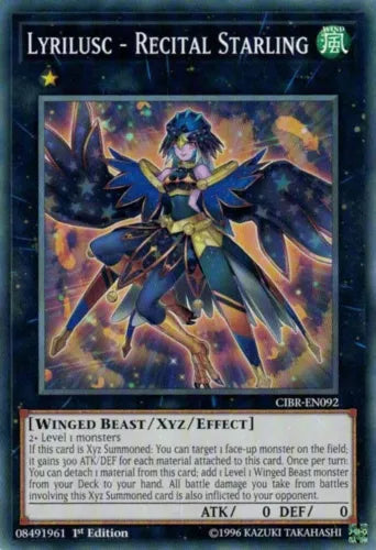 Lyrilusc - Recital Starling - CIBR-EN092 - Common - 1st Edition - YuGiOh