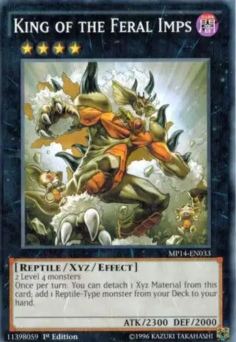 King of the Feral Imps - MP14-EN033 - Common - 1st Edition - YuGiOh