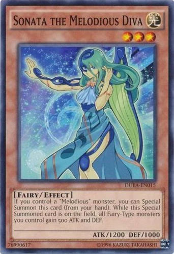 Sonata the Melodious Diva - DUEA-EN015 - Common - Unlimited Edition - YuGiOh