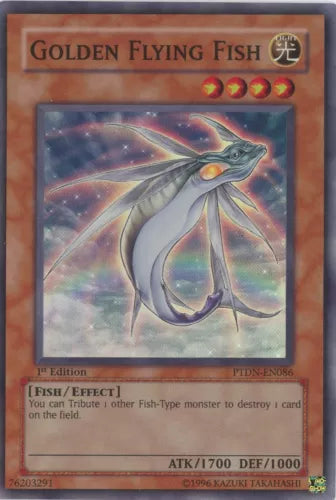 Golden Flying Fish - PTDN-EN086 - Super Rare - Unlimited Edition - YuGiOh