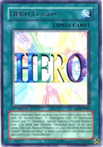 HERO Flash!! - EOJ-EN042 - Rare - Unlimited Edition - YuGiOh