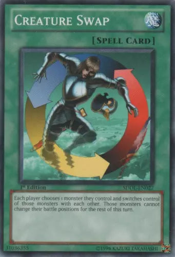 Creature Swap - SDDL-EN027 - Common - 1st Edition - YuGiOh