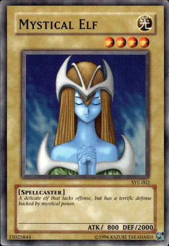 Mystical Elf - SYE-002 - Common - Unlimited Edition - YuGiOh LP