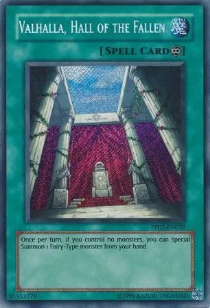 Valhalla, Hall of the Fallen - PP02-EN020 - Secret Rare - Unlimited Edition