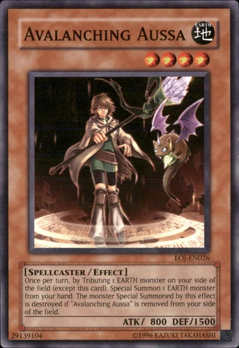 Avalanching Aussa - EOJ-EN026 - Common - 1st Edition - YuGiOh