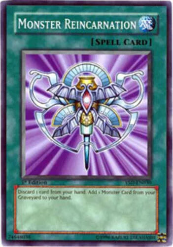 Monster Reincarnation - YSD-EN030 - Common - Unlimited Edition - YuGiOh LP