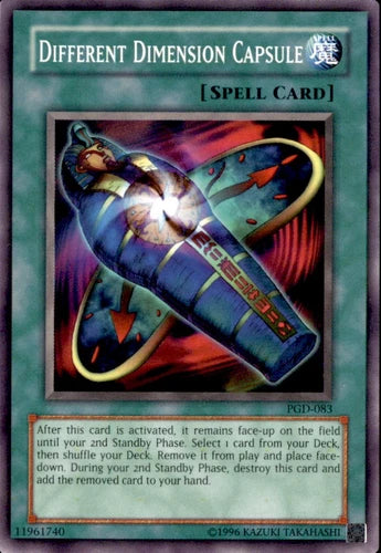 Different Dimension Capsule - PGD-083 - Common - 1st Edition - YuGiOh