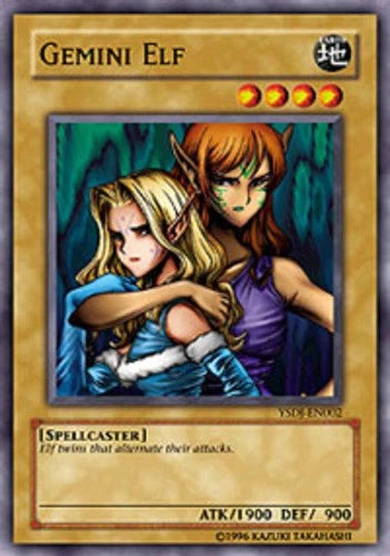 Gemini Elf - YSDJ-EN002 - Common - 1st Edition YuGiOh LP