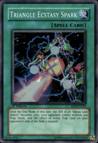 Triangle Ecstasy Spark - RDS-EN039 - Super Rare - 1st Edition - YuGiOh