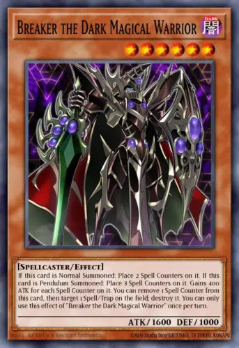 Breaker the Dark Magical Warrior - DUEA-EN040 - Rare - 1st Edition - YuGiOh