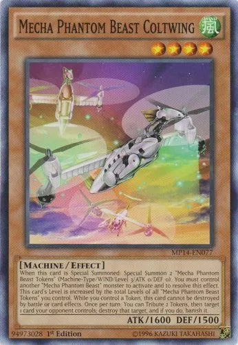 Mecha Phantom Beast Coltwing - MP14-EN077 - Common - 1st Edition - YuGiOh