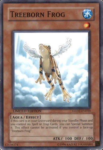 Treeborn Frog - GLD2-EN010 - Common - Limited Edition - YuGiOh