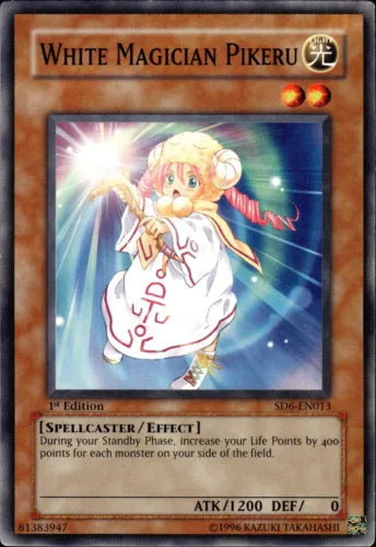 White Magician Pikeru - SD6-EN013 - Common - 1st Edition - YuGiOh