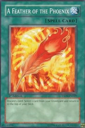A Feather of the Phoenix - YSDS-EN029 - Common - Mixed Editions - YuGiOh LP