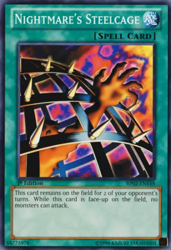 Nightmare's Steelcage - BP02-EN148 - Common - 1st Edition - YuGiOh