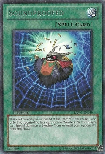 Soundproofed - EXVC-EN060 - Rare - 1st Edition - YuGiOh