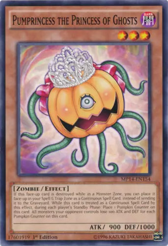 Pumprincess the Princess of Ghosts - MP14-EN154 - Common - 1st Edition - YuGiOh